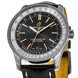 Breitling Navitimer 1 Automatic 41mm Black Dial Black Leather Strap Mens Watch - A17326211B1P1 Authentic Buy Shop Now
