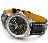 Breitling Navitimer 1 Automatic 41mm Black Dial Black Leather Strap Mens Watch - A17326211B1P2 Authentic Buy Shop Now