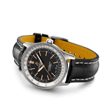 Breitling Navitimer 1 Automatic 41mm Black Dial Black Leather Strap Mens Watch - A17326211B1P1 Authentic Buy Shop Now