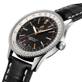 Breitling Navitimer 1 Automatic 41mm Black Dial Black Leather Strap Mens Watch - A17326211B1P2 Authentic Buy Shop Now