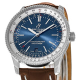 Breitling Navitimer 1 Automatic 41mm Blue Dial Brown Leather Strap Mens Watch - A17326211C1P1 Authentic Buy Shop Now