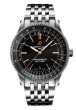 Breitling Navitimer Automatic 41mm Black Dial Silver Steel Strap Watch for Men - A17326241B1A1 Authentic Buy Shop Now