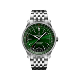 Breitling Navitimer Automatic 41mm Green Dial Silver Steel Strap Watch for Men - A17326361L1A1 Authentic Buy Shop Now