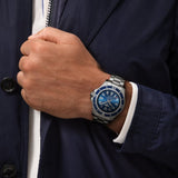 Breitling Superocean Automatic 42mm Blue Dial Silver Steel Strap Watch for Men - A17366D81C1A1 Authentic Buy Shop Now