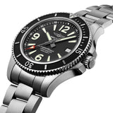 Breitling Superocean Automatic 44mm Black Dial Silver Steel Strap Watch for Men - A17367D71B1A1 Authentic Buy Shop Now