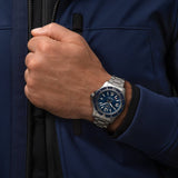 Breitling Superocean Automatic 42mm Blue Dial Silver Steel Strap Watch for Men - A17366D81C1A1 Authentic Buy Shop Now