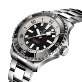 Breitling Superocean Automatic 44mm Black Dial Silver Steel Strap Watch for for Men - A17376211B1A1 Authentic Buy Shop Now