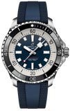 Breitling Superocean Automatic 44 Blue Dial Blue Rubber Strap Watch for Men - A17376211C1S1 Authentic Buy Shop Now