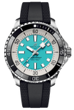 Breitling Superocean Automatic 44 Turquoise Dial Black Rubber Strap Watch for Men - A17376211L2S1 Authentic Buy Shop Now