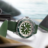 Breitling Superocean Automatic 44 Green Dial Green Rubber Strap Watch for Men - A17376A31L1S1 Authentic Buy Shop Now