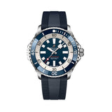 Breitling Superocean Automatic 46 Blue Dial Blue Rubber Strap Watch for Men - A17378E71C1S1 Authentic Buy Shop Now