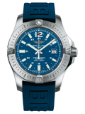 Breitling Colt Automatic 44mm Blue Dial Rubber Strap Mens Watch - A1738811-C906-157S Authentic Buy Shop Now