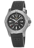 Breitling Colt Automatic 44mm Black Dial Rubber Strap Mens Watch - A1738811/BD44/152S Authentic Buy Shop Now