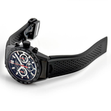 Tag Heuer Carrera Automatic Chronograph Black Dial Black Rubber Strap Watch for Men - CBG2A90.FT6173 Authentic Buy Shop Now