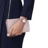 Tissot T Classic Carson Premium Pink Dial Silver Steel Strap Watch for Women - T122.210.11.159.00 Authentic Buy Shop Now