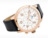 Tommy Hilfiger Jake Multifunction White Dial Black Leather Strap Watch for Men - 1791236 Authentic Buy Shop Now