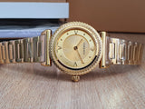 Versace V-Motif Gold Dial Gold Steel Strap Watch for Women - VERE00618 Authentic Buy Shop Now