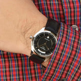 Tissot T One Automatic Black Dial Black Leather Strap Watch For Men - T038.430.16.057.00 Authentic Buy Shop Now