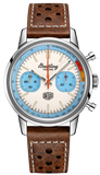 Breitling Top Time Deus Limited Edition White Dial Brown Leather Strap Watch for Men - A233112A1A1X1 Authentic Buy Shop Now