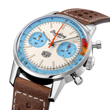 Breitling Top Time Deus Limited Edition White Dial Brown Leather Strap Watch for Men - A233112A1A1X1 Authentic Buy Shop Now