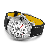 Breitling Avenger Automatic GMT 43 White Dial Black Nylon Strap Watch for Men - A32397101A1X1 Authentic Buy Shop Now