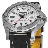 Breitling Avenger Automatic GMT 43 White Dial Black Nylon Strap Watch for Men - A32397101A1X1 Authentic Buy Shop Now