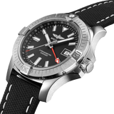 Breitling Avenger Automatic GMT 43 Black Dial Black Nylon Strap Watch for Men - A32397101B1X1 Authentic Buy Shop Now