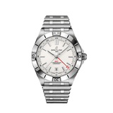 Breitling Chronomat GMT 40 White Dial Silver Steel Strap Watch for Men - A32398101A1A1 Authentic Buy Shop Now
