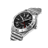 Breitling Chronomat GMT 40 Automatic Black Dial Silver Steel Strap Watch for Men - A32398101B1A1 Authentic Buy Shop Now