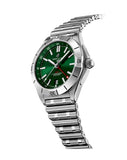 Breitling Chronomat GMT 40 Green Dial Silver Steel Strap Watch for Men - A32398101L1A1 Authentic Buy Shop Now