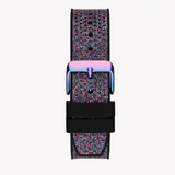 Guess Multifunction Analog Purple Dial Black Rubber Strap Watch For Women - GW0620L4 Authentic Buy Shop Now