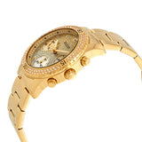 Guess Confetti Diamonds Silver Dial Gold Steel Strap Watch for Women - W0774L5 Authentic Buy Shop Now