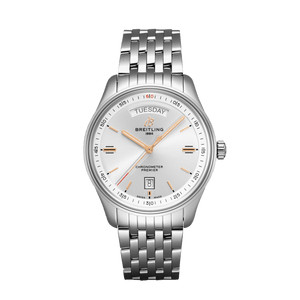 Breitling Premier Automatic Day & Date 40mm Stainless Steel Mens Watch - A45340211G1A1 Authentic Buy Shop Now