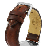 Daniel Wellington Classic St Mawes Black Dial Brown Leather Strap Watch For Men - DW00100130 Authentic Buy Shop Now