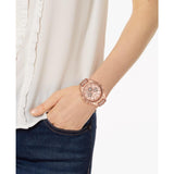 Michael Kors Whitney Chronograph Rose Gold Dial Rose Gold Steel Strap Watch For Women - MK6730 Authentic Buy Shop Now