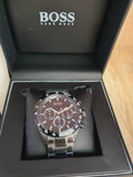 Hugo Boss Hero Black Dial Black Steel Strap Watch for Men - 1513754 Authentic Buy Shop Now