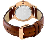 Daniel Wellington Dapper St Mawes White Dial Brown Leather Strap Watch For Women - DW00100091 Authentic Buy Shop Now