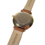 Michael Kors Portia Quartz White Dial Brown Leather Strap Watch For Women - MK2734 Authentic Buy Shop Now