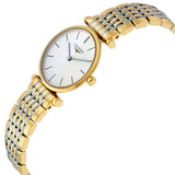 Longines La Grande Classique White Dial Two Tone Mesh Bracelet Watch for Women - L4.209.2.12.7 Authentic Buy Shop Now