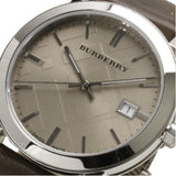 Burberry The City Grey Dial Leather Strap Watch for Men - BU9020 Authentic Buy Shop Now