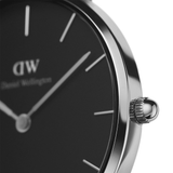 Daniel Wellington Classic Petite Reading Black Dial Black Leather Strap Watch For Women - DW00100179 Authentic Buy Shop Now