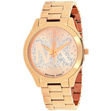 Michael Kors Slim Runway Rose Gold Dial Rose Gold Steel Strap Watch for Women - MK3591 Authentic Buy Shop Now