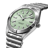 Breitling Chronomat 32 Diamonds Green Dial Silver Steel Strap Watch for Women - A77310101L1A1 Authentic Buy Shop Now