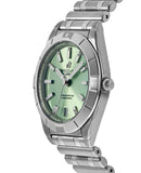 Breitling Chronomat 32 Diamonds Green Dial Silver Steel Strap Watch for Women - A77310101L1A1 Authentic Buy Shop Now