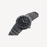 Bvlgari Bvlgari Lady Black Dial Black Steel Strap Watch for Women - BVLGARI103557 Authentic Buy Shop Now
