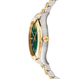Versace Hellenyium Quartz Green Dial Two Tone Steel Strap Watch For Men - VEVI00620 Authentic Buy Shop Now