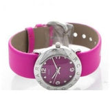 Marc Jacobs Amy Purple Dial Red Leather Strap Watch for Women - MBM1138 Authentic Buy Shop Now
