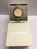 Michael Kors Runway Rose Gold Dial Rose Gold Steel Strap Watch for Women - MK3336 Authentic Buy Shop Now