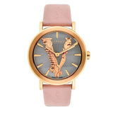 Versace Virtus Quartz Grey Dial Pink Leather Strap Watch for Women - VEHC00319 Authentic Buy Shop Now