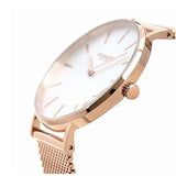 Coach Perry White Rose Gold Mesh Bracelet Watch for Women - 14503126 Authentic Buy Shop Now